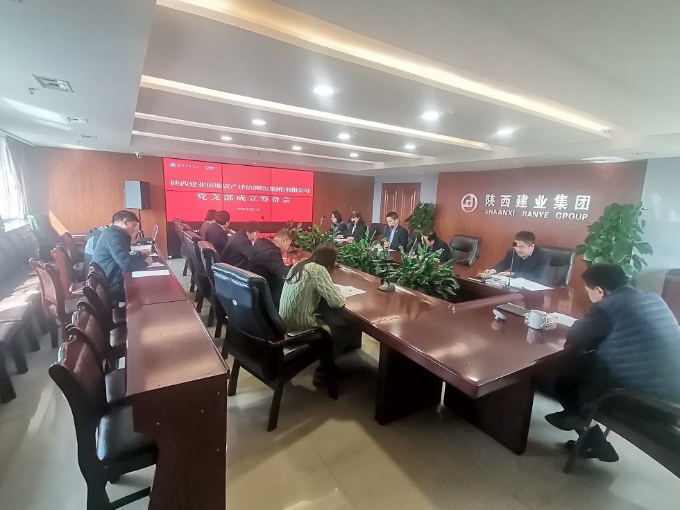陜西建業(yè)集團黨支部正式成立并組織召開(kāi)第一次黨員大會(huì )